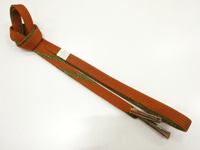 未使用品　正絹　手組帯締め